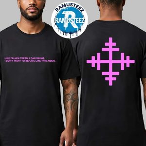 President Band Exclusive Fallen Trees Lyric Tee Two Sided Print Unisex T-Shirt