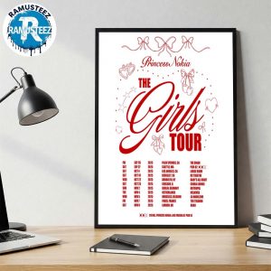 Princess Nokia The Girls Tour 2025 Dates List Kick Off On September 26th In Palm Springs CA At The Dinah Wall Decor Poster Canvas