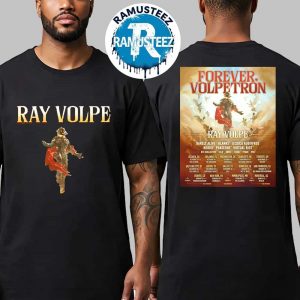 Ray Volpe Debut Album Forever Volpetron Headline Tour 2025 Cities List Start In Atlanta GA At The Eastern On October 17th Two Sided Print Unisex T-Shirt
