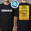 Travis Scott Poster For Reading And Leeds Festival 2025 On August 21 To August 24 In England Friday Reading And Saturday Leeds Two Sided Print T-Shirt