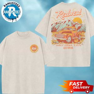 Redwest Country Music Festival 2025 Collection Scenic Drive Tee On October 10-12 2025 At Utah State Fairpark In Salt Lake City Utah Washed T-Shirt