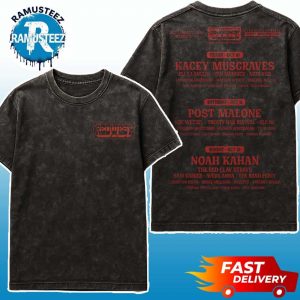 Redwest Country Music Festival 2025 Lineup Tee In Salt Lake City Utah At Utah State Fairpark On October 10-12 2025 Merchandise Washed T-Shirt