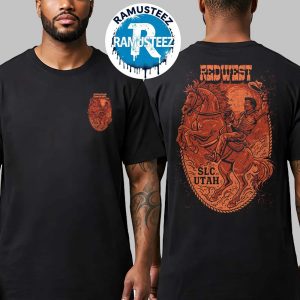 Redwest Country Music Festival 2025 Merch Cowboy SLC Utah Tee On October 10-12 2025 At Utah State Fairpark In Salt Lake City Utah Vintage T-Shirt