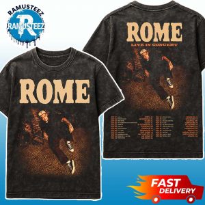 Rome Ramirez Live In Concert 2025 Tour Dates List Kick Off On September 17th At Club LA In Destin FL Unisex Washed T-Shirt