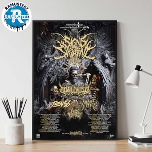 Signs Of The Swarm To Rid Myself Of Truth Tour 2025 Dates List Start In Montreal QC At Theatre Fairmount On October 2nd Poster Canvas