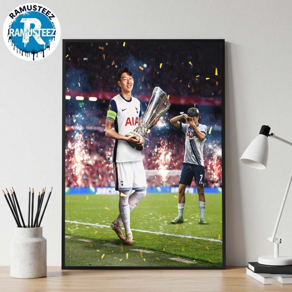 Son Heung Min Announces Departure from Tottenham Hotspur After Ten Years A Legendary Spurs Captain’s Farewell Home Decor Poster Canvas