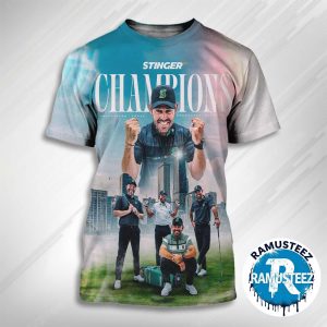 Stinger GC LIV Golf Champions 2025 Dominating The Greens Back On Top In Chicago All Over Print Unisex T-Shirt