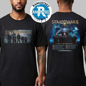 Stratovarius Cuauhtli Tour Mexico 2025 Dates List Kick Off On October 8th In Puebla At Explanada Puebla Two Sided Print Unisex T-Shirt