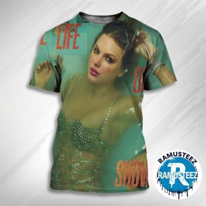 Taylor Swift Announces New Album The Life Of A Showgirl Debut On October 3 2025 All Over Print T-Shirt