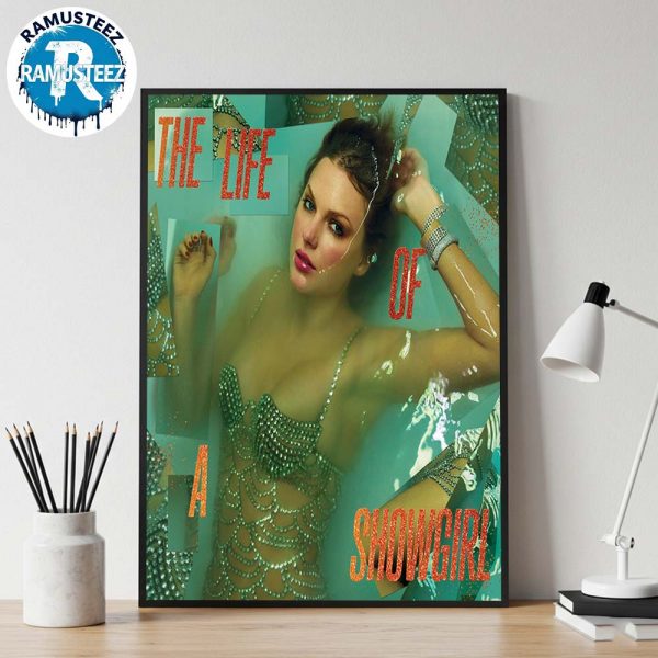 Taylor Swift Announces New Album The Life Of A Showgirl Debut On October 3 2025 Home Decor Poster Canvas