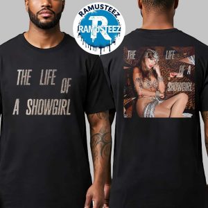 Taylor Swift It’s Beautiful The Life Of A Showgirl Limited Release Out October 3 2025 Two Sided Print Premium T-Shirt