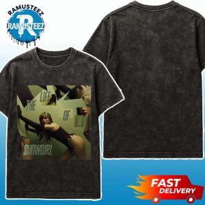 Taylor Swift New Album The Life Of A Showgirl Release Date On October 3rd 2025 Washed T-Shirt