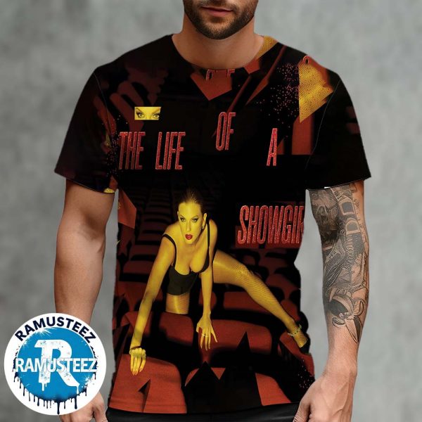 Taylor Swift The Life Of A Showgirl It’s Frightening Limited Release Out October 3 2025 Merchandise Collection 3D T-Shirt