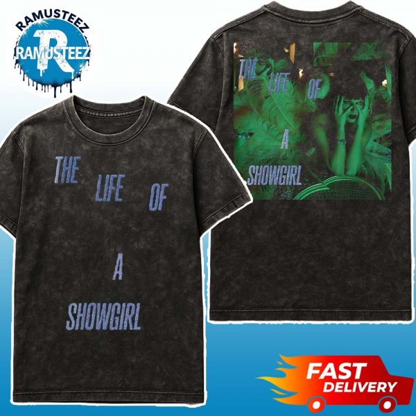 Taylor Swift The Life Of A Showgirl It’s Rapturous Limited Release Out October 3 2025 Exclusive Tee Washed T-Shirt