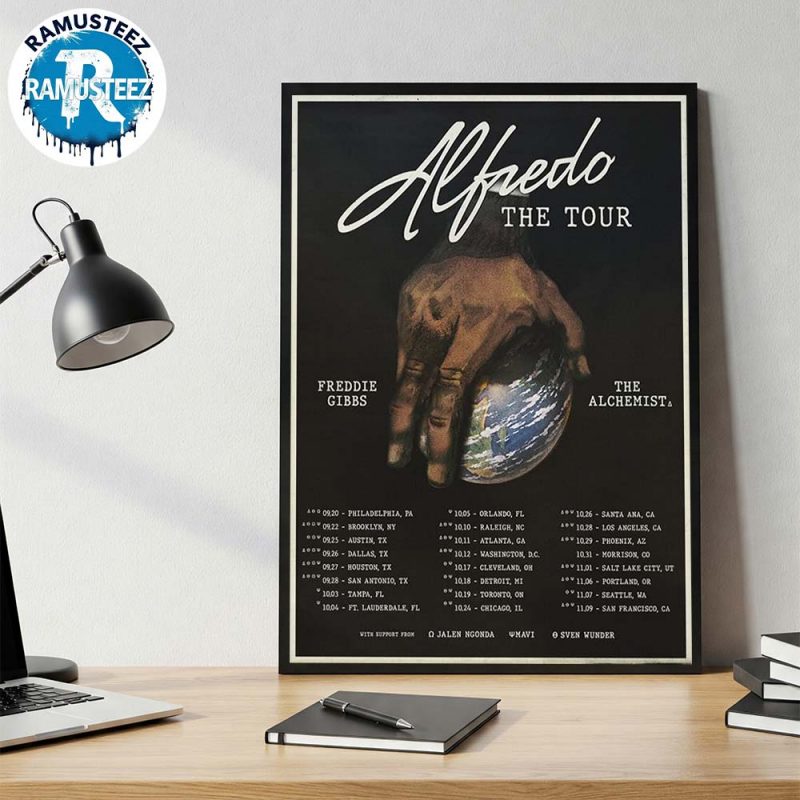 The Alchemist Alfredo The Tour 2025 Dates List Kick Off In Philadelphia PA On September 20th Home Decor Poster Canvas