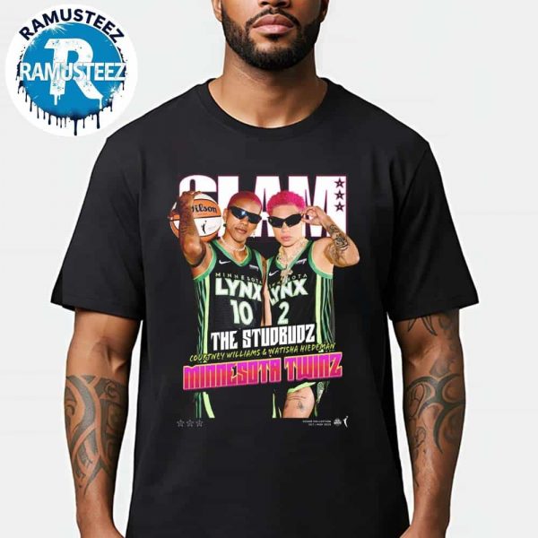 The StudBudz Courtney Williams And Natisha Hiedeman Minnesota Twinz Magazine Cover SLAM 258 Unisex T-Shirt