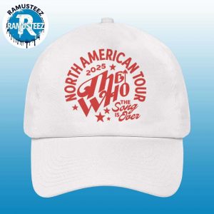 The Who The Song Is Over US Farewell Tour Raglan For North American Farewell Tour 2025 Classic Cap Snapback Hat
