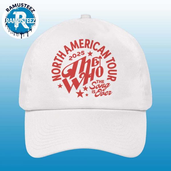 The Who The Song Is Over US Farewell Tour Raglan For North American Farewell Tour 2025 Classic Cap Snapback Hat