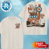The Who The Song Is Over Tour Poster Map Map Showing The North American Farewell Tour 2025 Cities List Washed T-Shirt
