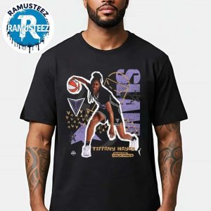 Tiffany Hayes Team Golden State Valkyries WSLAM Digital Cover Tee Black Unisex T-Shirt