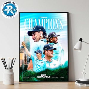 Torque GC Claimed First Team Victory Since LIV In Indianapolis 2025 Champions Wall Decor Poster Canvas