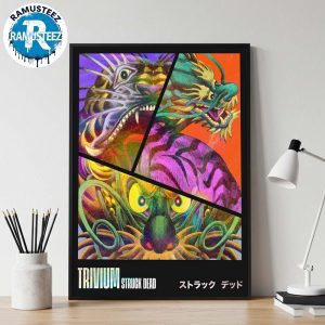 Trivium Band Merchandise Holographic Struck Dead Home Decor Poster Canvas