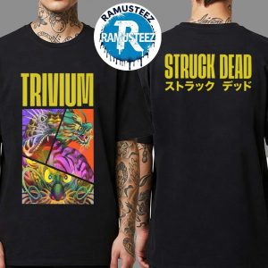 Trivium Collection Tee Struck Dead Black Two Sided Print Unisex T-Shirt