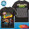 Stephen Marley x Damian Marley Traffic Jam 2025 Summer Tour Dates List For August And September Start In Santa Cruz CA Washed T-Shirt