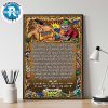Stephen Marley x Damian Marley Traffic Jam 2025 Summer Tour Dates List For August And September Start In Santa Cruz CA Poster Canvas