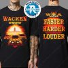 Wacken Open Air 2025 Essentials Merch Tee Two Sided Print Black T-Shirt