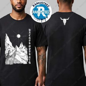Wacken Open Air 2025 Merchandise Tee Alien World Two Sided Print Black T-Shirt