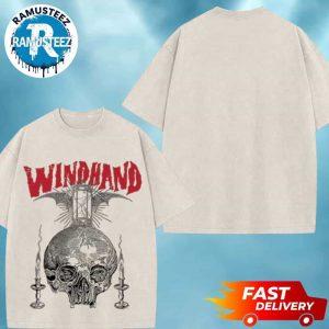 Windhand Memento Mori Collection Tee Unisex White Washed T-Shirt