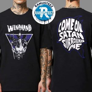 Windhand Merchandise Azima Tee Come On Satan Surround Me Two Sided Print T-Shirt