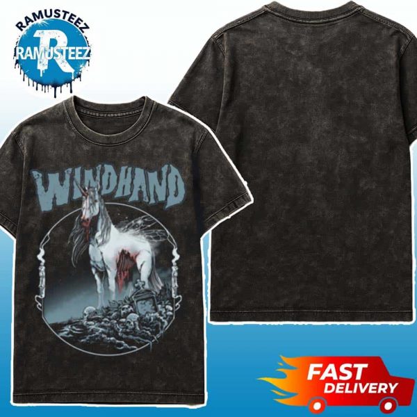 Windhand Merchandise Redacted Tee Unisex Washed T-Shirt