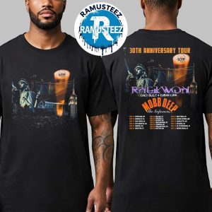 Wu Tang Clan 30th Anniversary Tour 2025 Dates List For Novemver And December In Portland OR With Mobb Deep And Raekwon Black T-Shirt