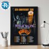 49 Winchester Leavin This Holler Tour 2025 Dates List Kick Off On August 25th In Billings MT Home Decor Poster Canvas